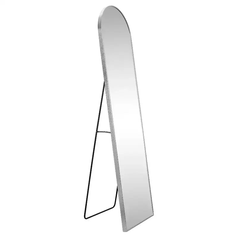Miroir sur pied pleine longueur avec cadre en métal
