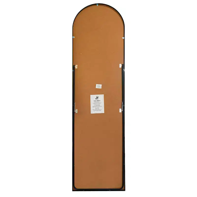 Miroir sur pied pleine longueur avec cadre en métal
