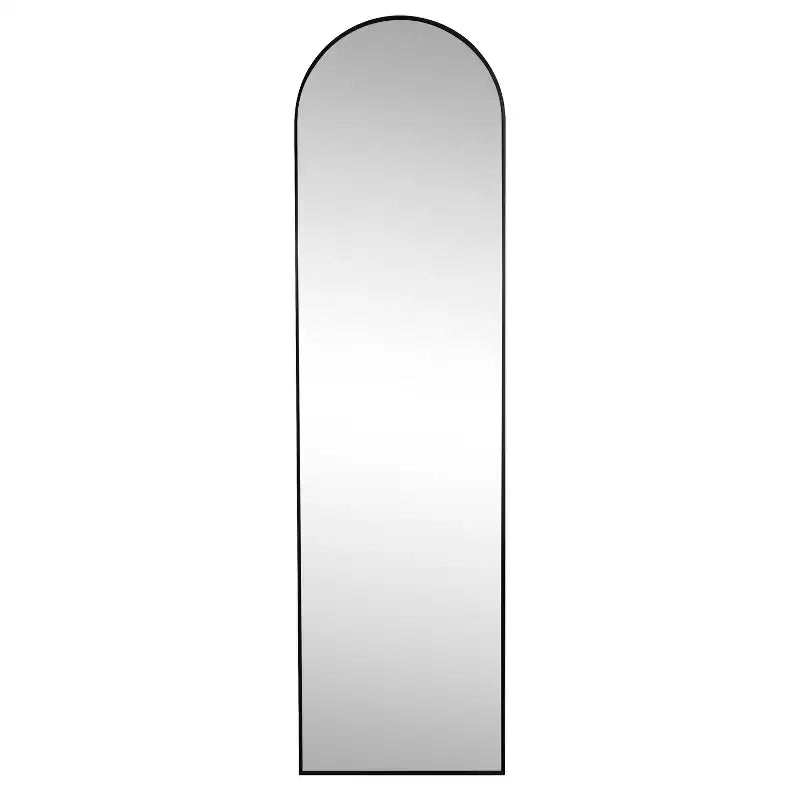 Miroir sur pied pleine longueur avec cadre en métal