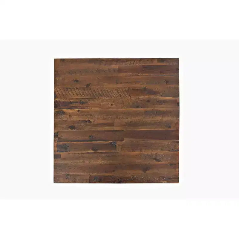 Mesa auxiliar de madera de estilo rústico de granja con cajón