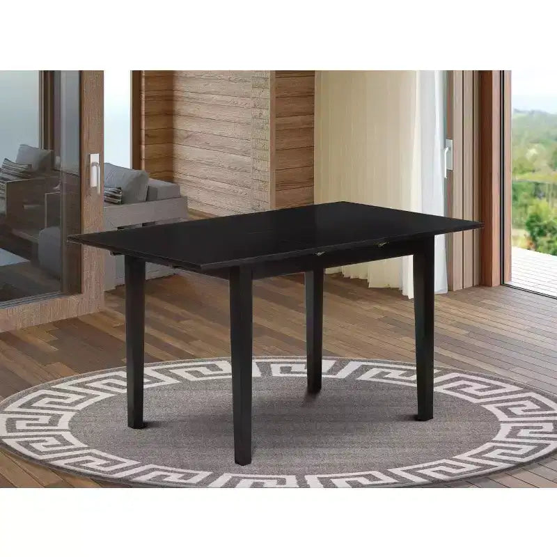 Table rectangulaire avec 12 rallonges papillon