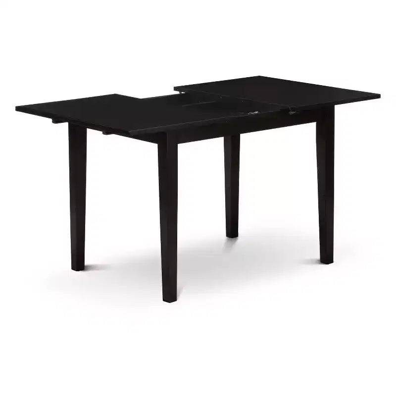 Table rectangulaire avec 12 rallonges papillon