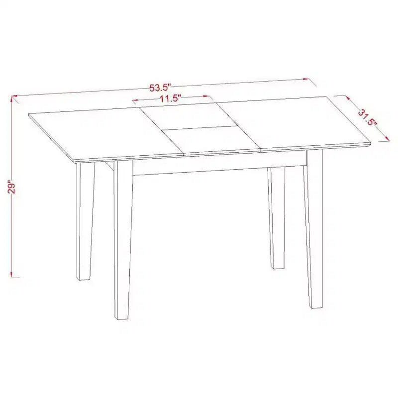 Table rectangulaire avec 12 rallonges papillon