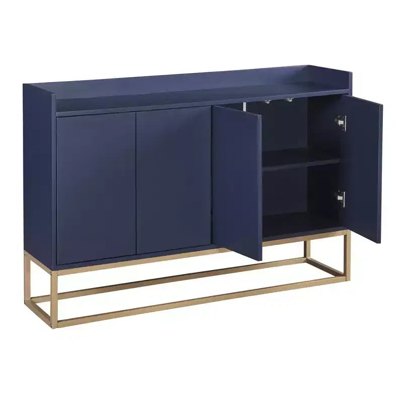 Buffet en bois de 47.2 po avec 4 portes